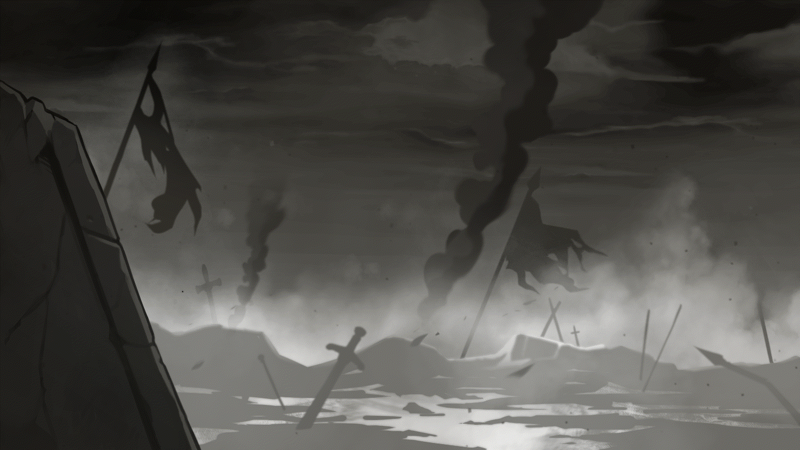 전쟁 장면 일러스트