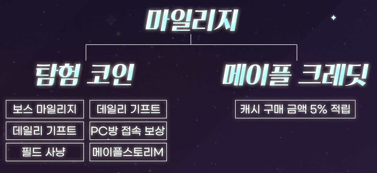마일리지 분리 구조도 슬라이드