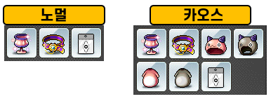 핑크빈 보상 목록